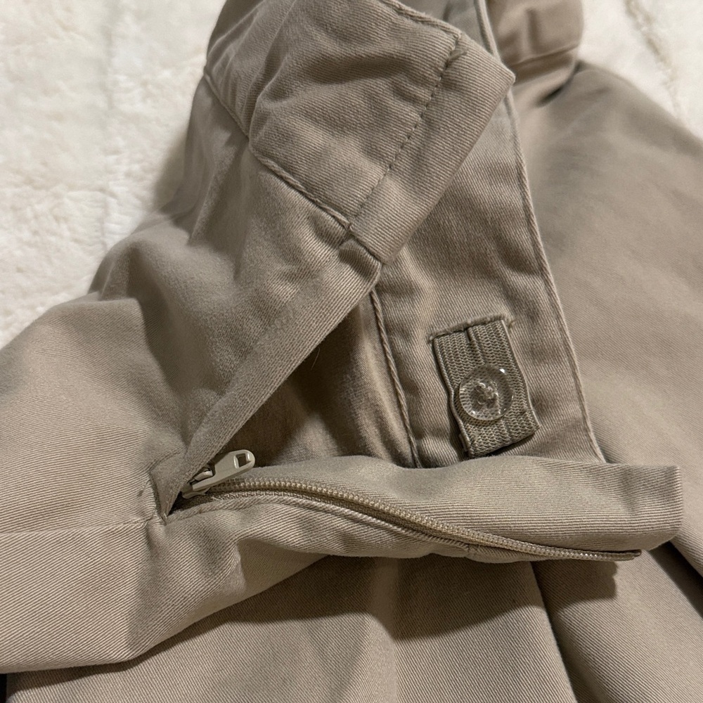 Khaki Tan Uniform Pleated Skirt 5 - Picture 5 of 6